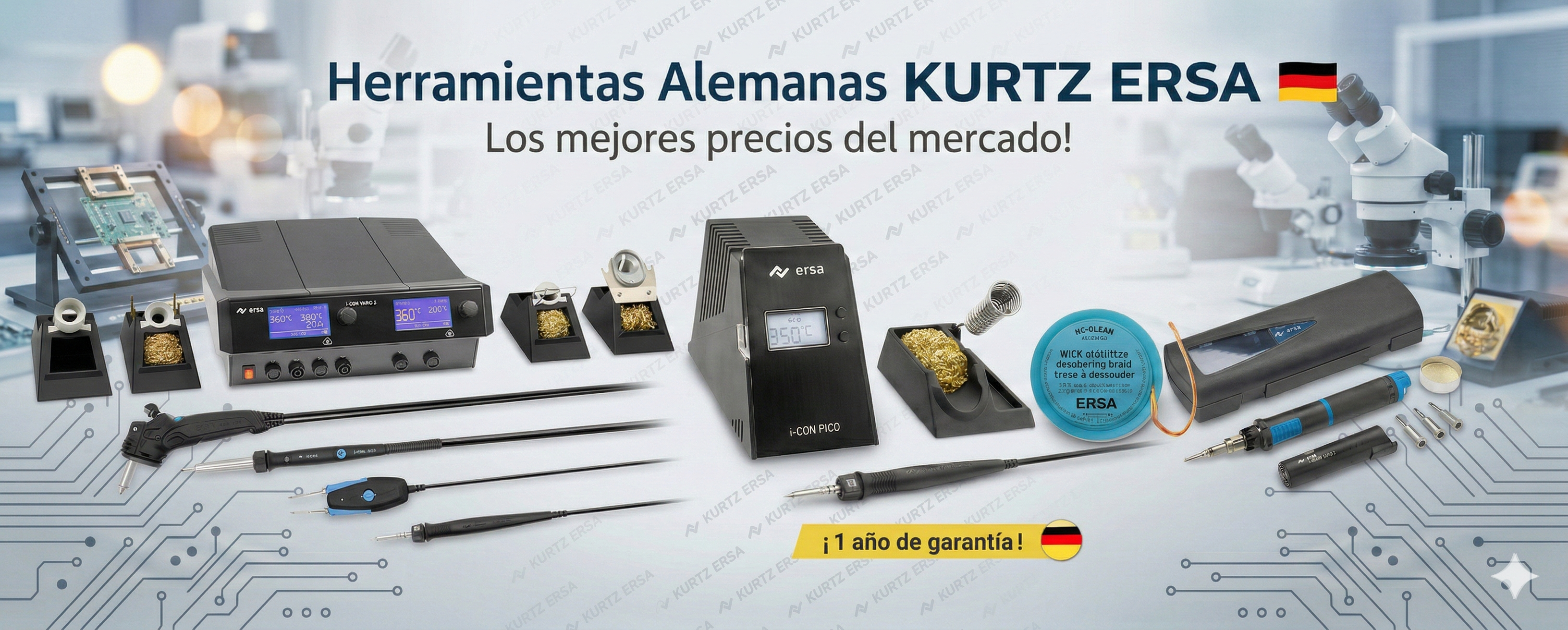 KURTZ ERSA - ALEMANIA - 1 AÑO DE GARANTÍA